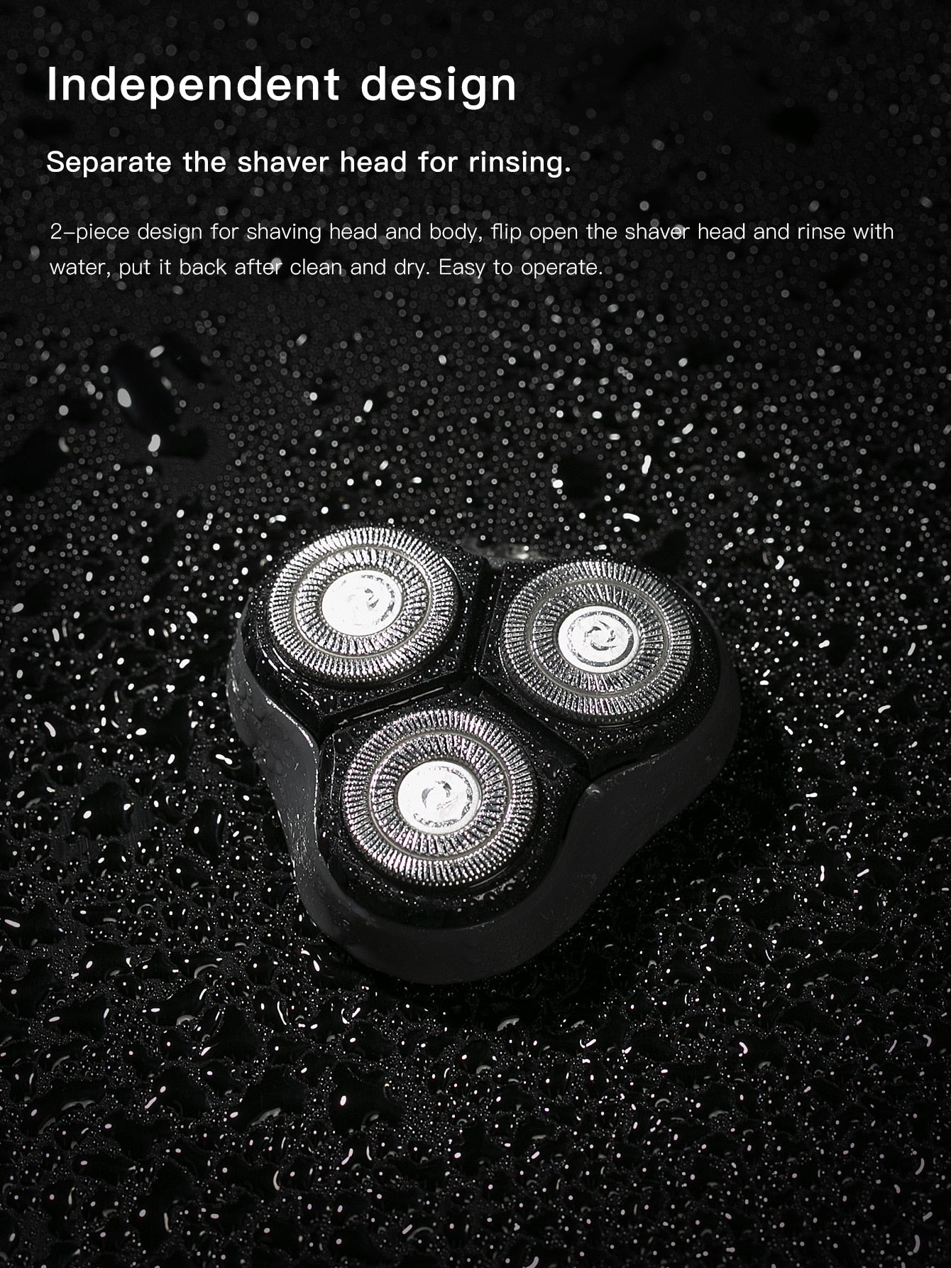 ENCHEN Warrior Electric Shaver Rechargeable Cordless 3D Rotary Razor - KiwisLove