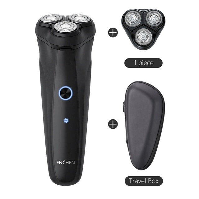 ENCHEN Warrior Electric Shaver Rechargeable Cordless 3D Rotary Razor - KiwisLove