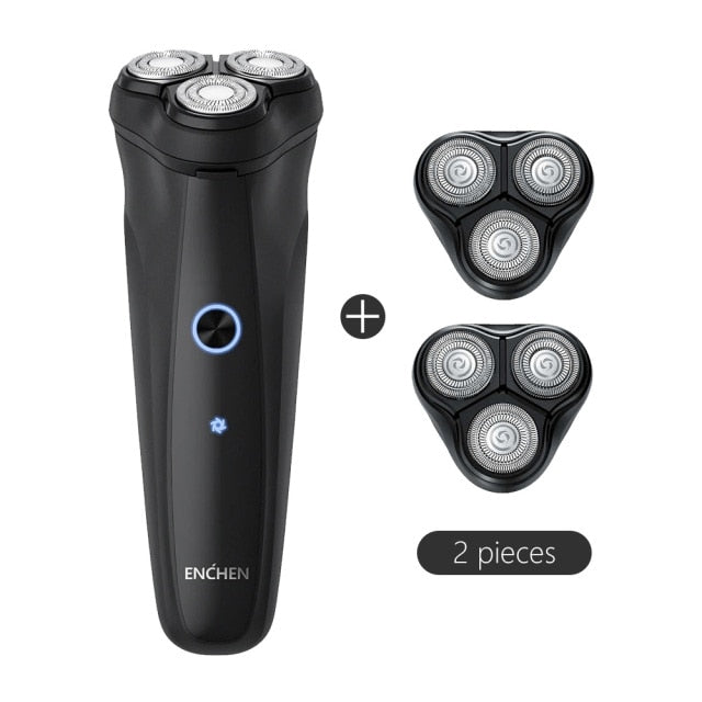 ENCHEN Warrior Electric Shaver Rechargeable Cordless 3D Rotary Razor - KiwisLove