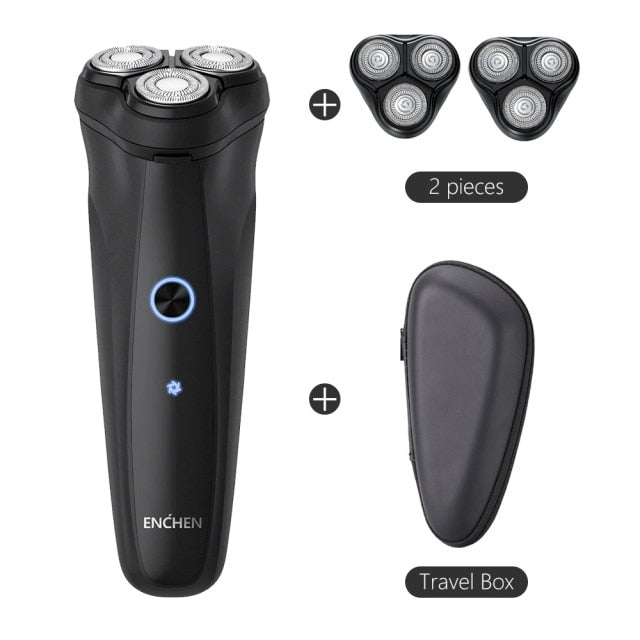ENCHEN Warrior Electric Shaver Rechargeable Cordless 3D Rotary Razor - KiwisLove