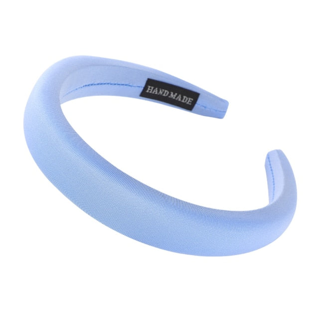 Bezel Head Silk Padded Headband - KiwisLove