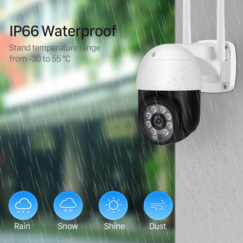 PTZ WIFI IP Camera Outdoor 4X Digital Zoom Wireless - KiwisLove