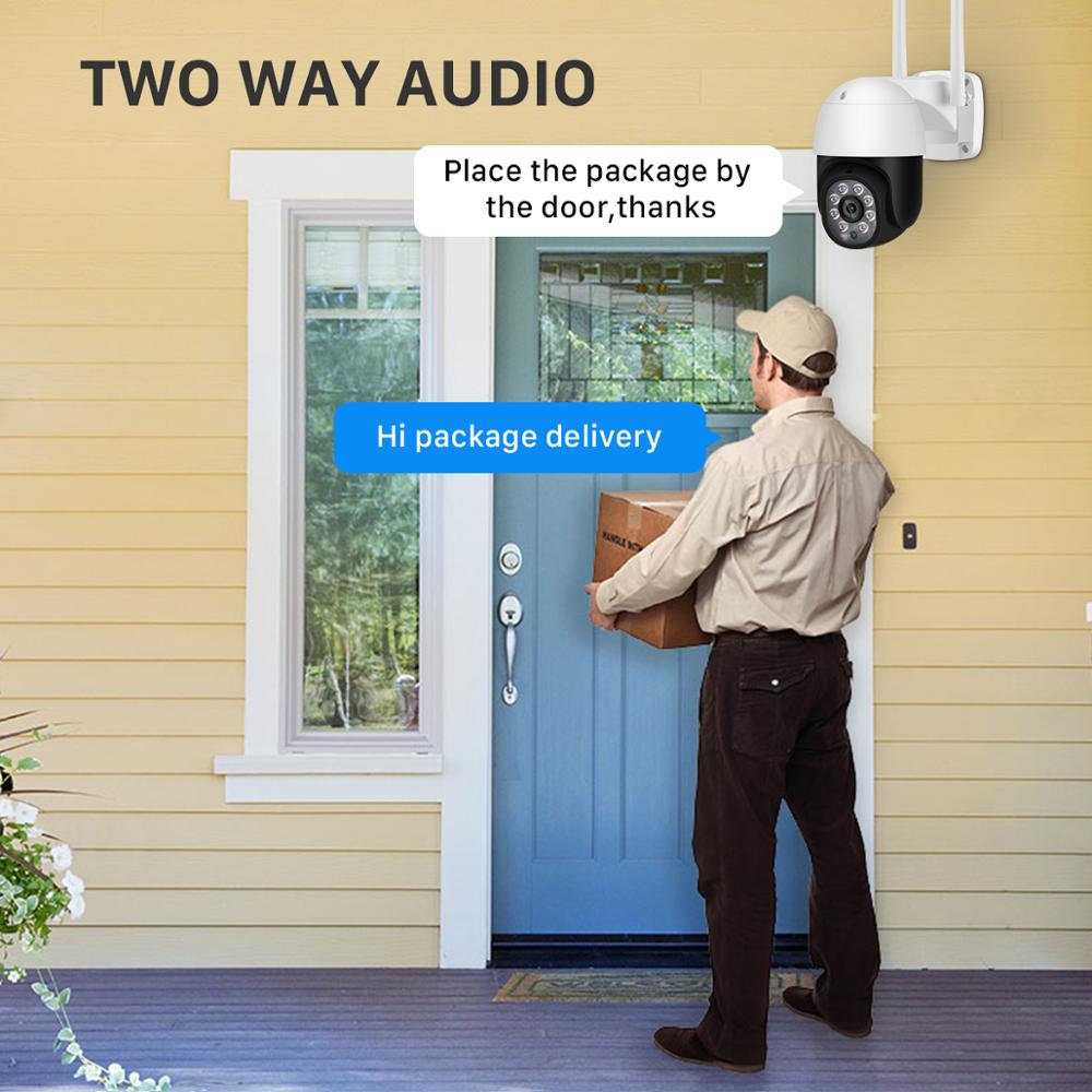 PTZ WIFI IP Camera Outdoor 4X Digital Zoom Wireless - KiwisLove