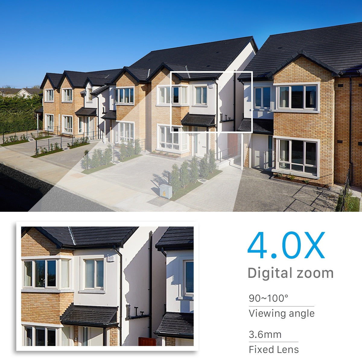 PTZ WIFI IP Camera Outdoor 4X Digital Zoom Wireless - KiwisLove