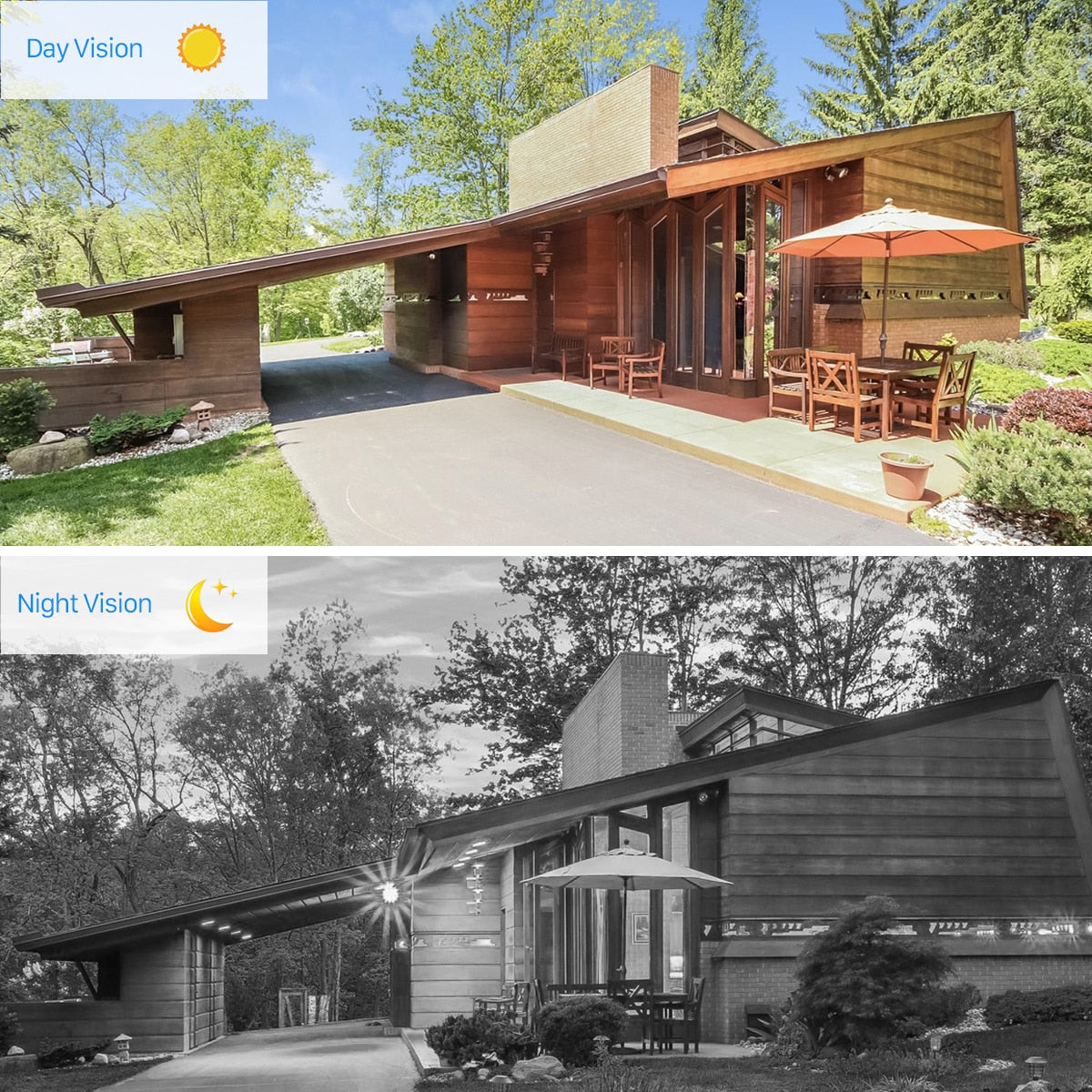 PTZ WIFI IP Camera Outdoor 4X Digital Zoom Wireless - KiwisLove