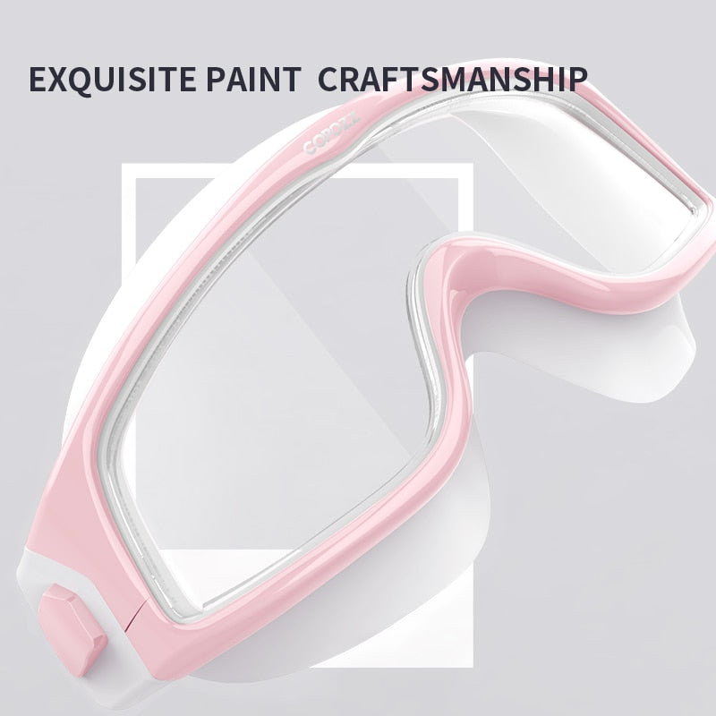 Big frame Soft Silicone Glasses Swim Eyewear Anti-Fog UV Men Women Goggles for Men Women - KiwisLove