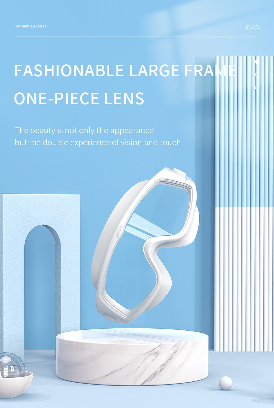 Big frame Soft Silicone Glasses Swim Eyewear Anti-Fog UV Men Women Goggles for Men Women - KiwisLove