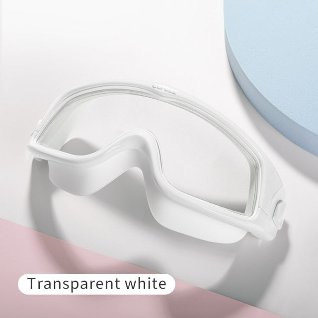 Big frame Soft Silicone Glasses Swim Eyewear Anti-Fog UV Men Women Goggles for Men Women - KiwisLove