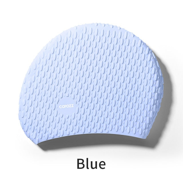 COPOZZ Water Sports Men Swimming Cap Long Hair Women Swimming Hat - KiwisLove