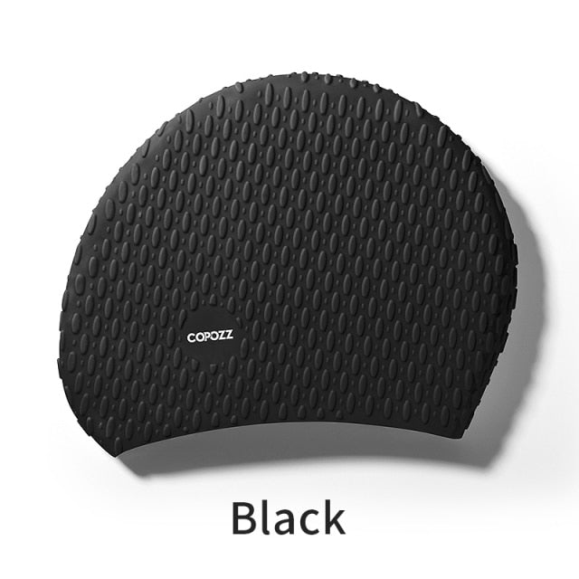COPOZZ Water Sports Men Swimming Cap Long Hair Women Swimming Hat - KiwisLove