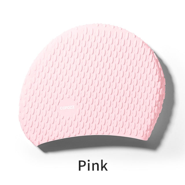 COPOZZ Water Sports Men Swimming Cap Long Hair Women Swimming Hat - KiwisLove