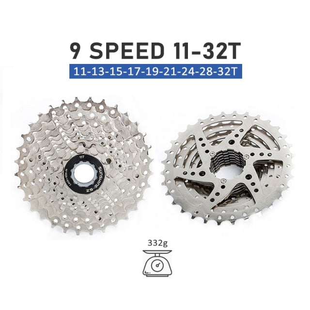 SUNSHINE Road Bike 8 9 10 11 12 Speed Velocidade 11-23T/25T/28T/30T/32T/34T Bicycle Cassette Freewheel MTB Sprocket for SHIMANO - KiwisLove