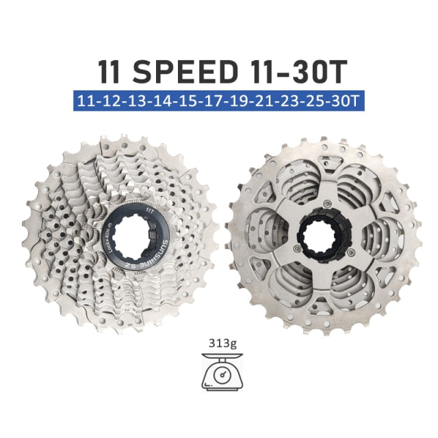 SUNSHINE Road Bike 8 9 10 11 12 Speed Velocidade 11-23T/25T/28T/30T/32T/34T Bicycle Cassette Freewheel MTB Sprocket for SHIMANO - KiwisLove