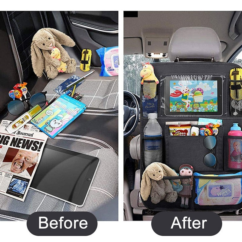 Car Back Seat Organizer Kids Backseat Cover Protector - KiwisLove