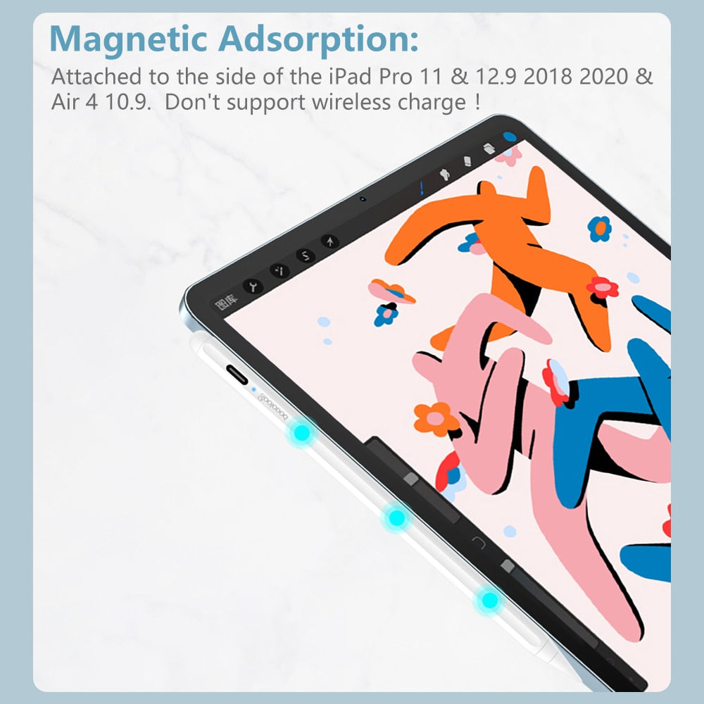 iPad Pencil Stylus Pen for Apple Pencil 2 1 iPad Pen Pro 11 12.9 2021 2020 2018 2019 Air 4 7th 8th - KiwisLove