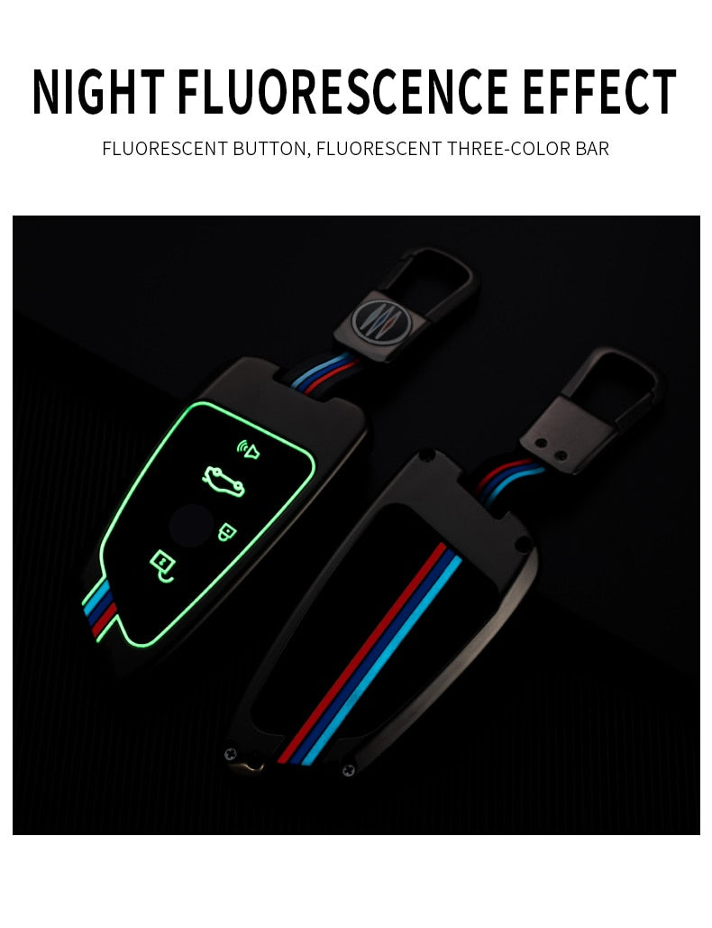Car Key Case Cover For BMW 2 3 5 7 Series 6GT X1 X3 X5 X6 F45 F46 G20 G30 G32 G11 G12 F48 G01 F15 F85 F16 F86 Keychain - KiwisLove