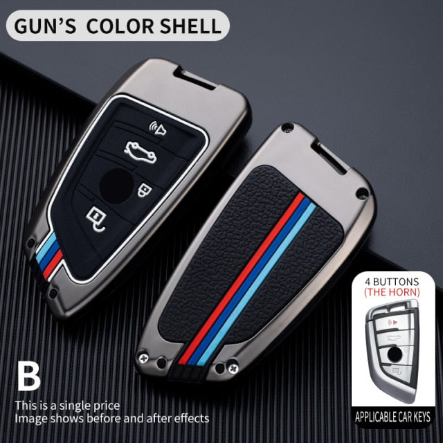 Car Key Case Cover For BMW 2 3 5 7 Series 6GT X1 X3 X5 X6 F45 F46 G20 G30 G32 G11 G12 F48 G01 F15 F85 F16 F86 Keychain - KiwisLove