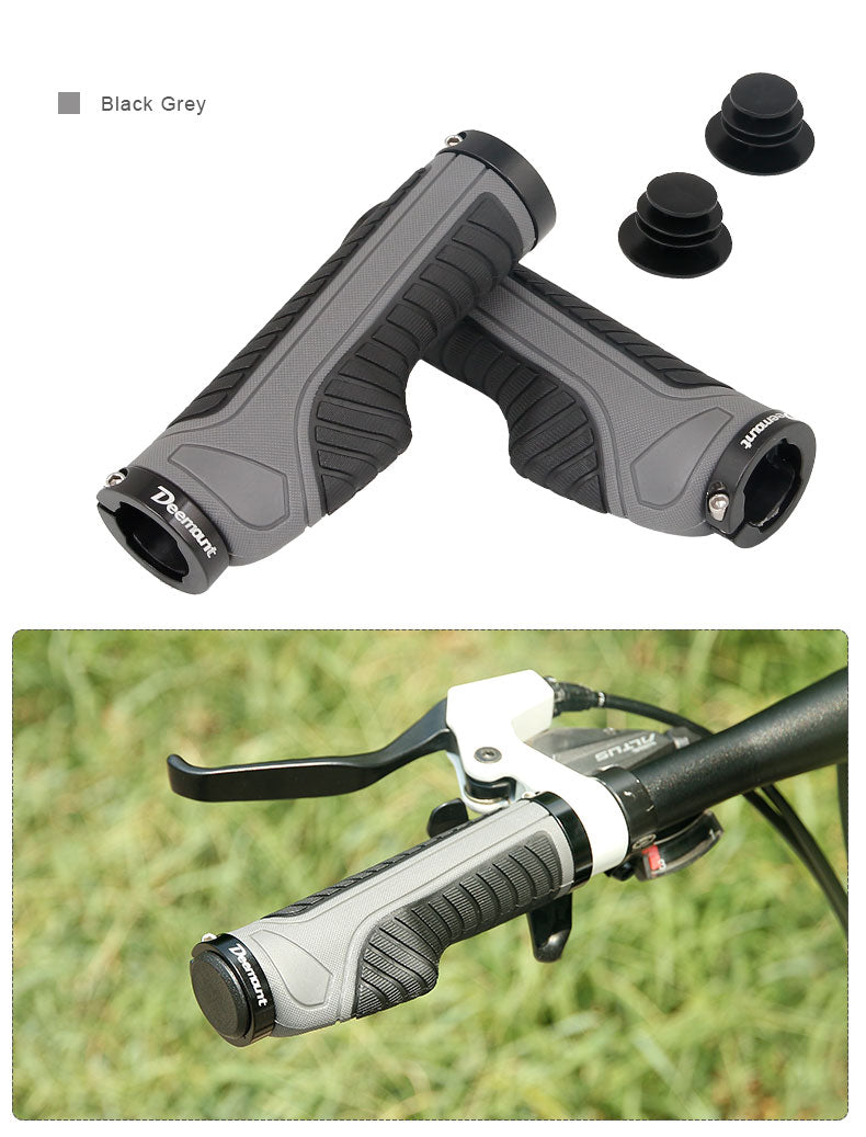 Deemount Comfy Bicycle Grips TPR Rubber Integrated MTB Cycling Hand Rest Mountain Bike Handlebar Casing Sheath Shock Absorption - KiwisLove