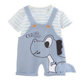 Dinosaur Jumpsuit  Overalls Strap Shorts Set - KiwisLove