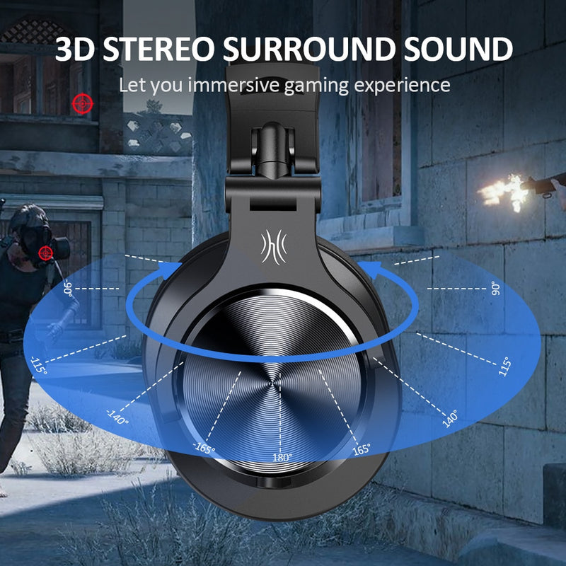 Oneodio A71D Gaming Headset With Detachable Microphone For PC Gamer - KiwisLove