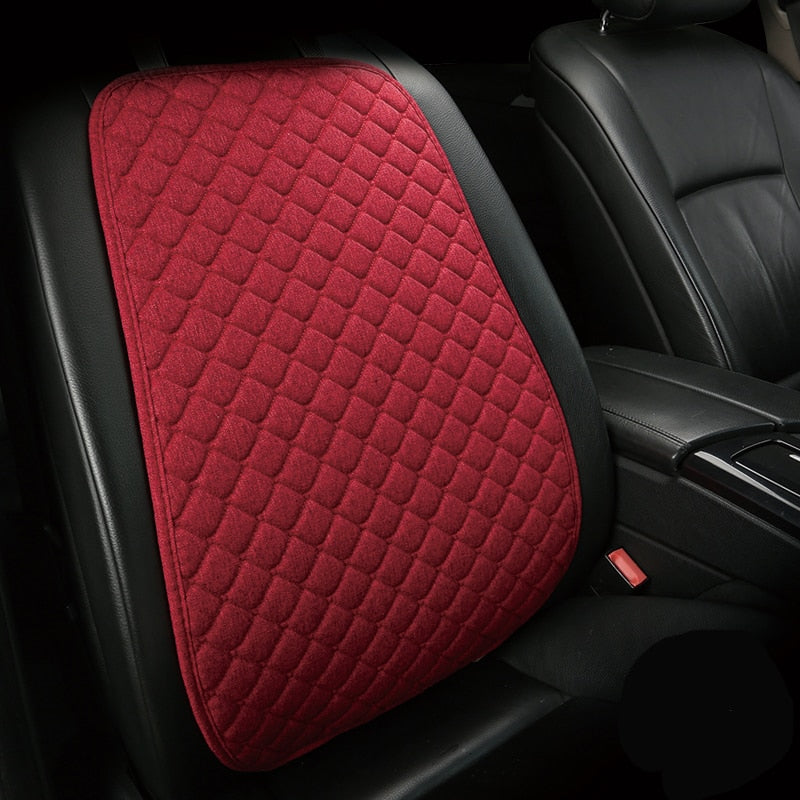 Truck SUV Van Car Flax Seat Cover Protector Front Seat Backrest Cushion Pad Mat Auto Front Interior Styling - KiwisLove