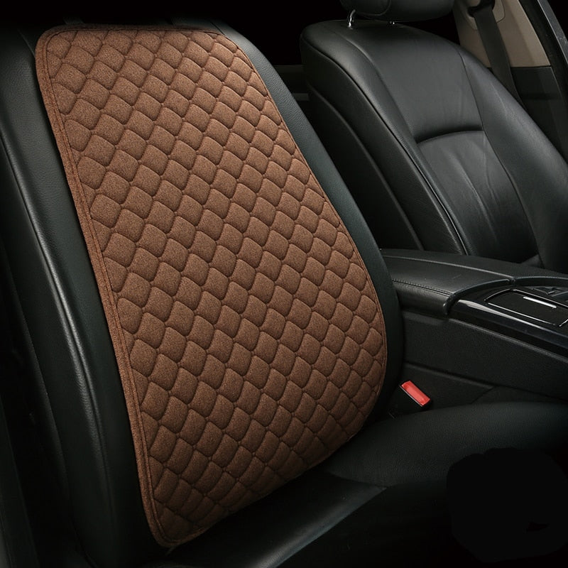 Truck SUV Van Car Flax Seat Cover Protector Front Seat Backrest Cushion Pad Mat Auto Front Interior Styling - KiwisLove