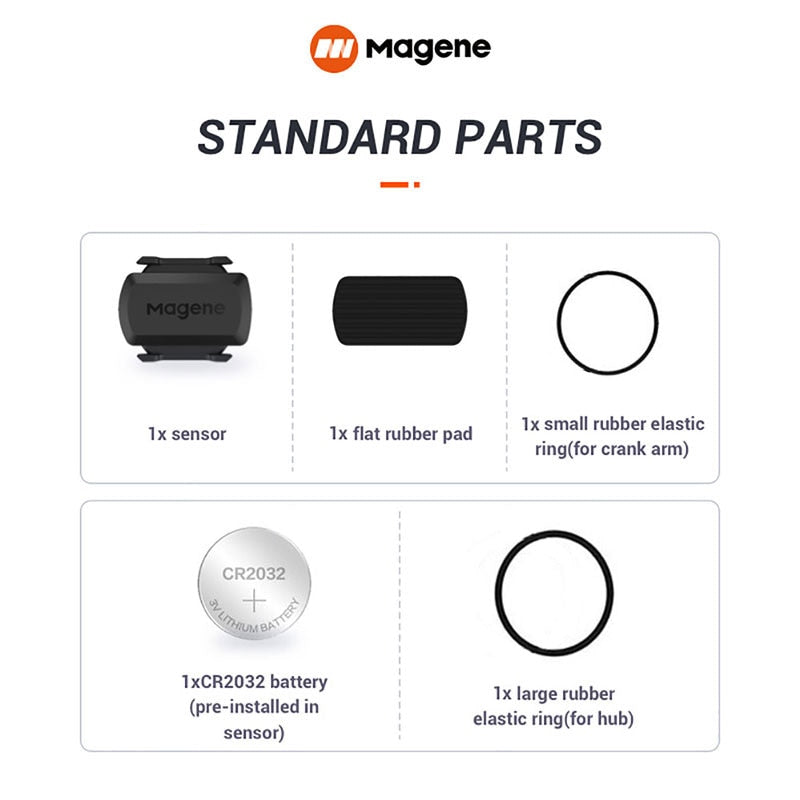 Cadence / Speed Sensor ZWIFT / GARMIN / WAHOO ANT+ Bluetooth Magene S3+ - KiwisLove