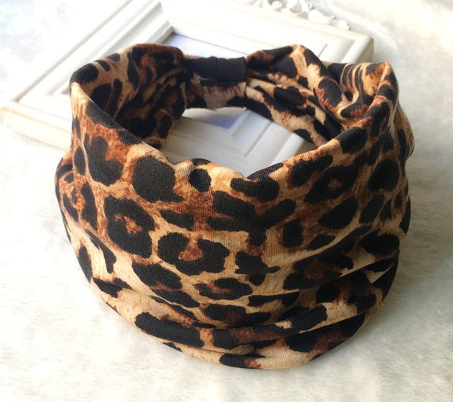 Cotton Women Headpiece Stretch Turban Hair - KiwisLove