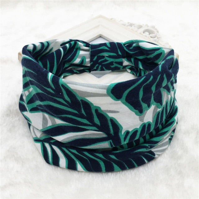 Cotton Women Headpiece Stretch Turban Hair - KiwisLove