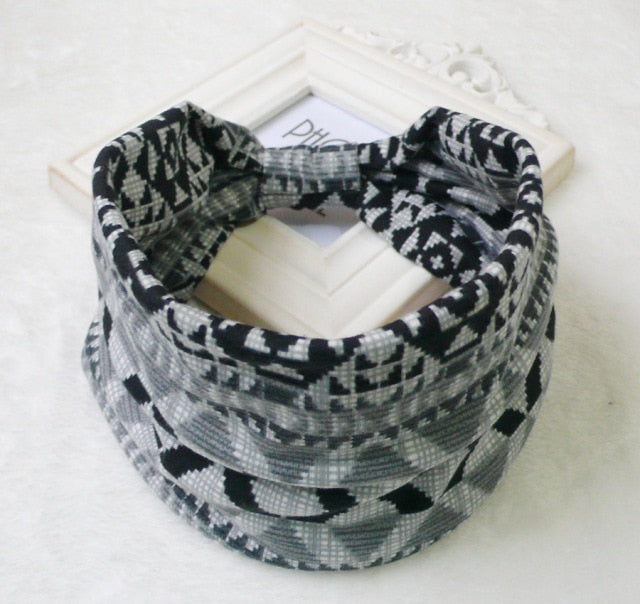 Cotton Women Headpiece Stretch Turban Hair - KiwisLove