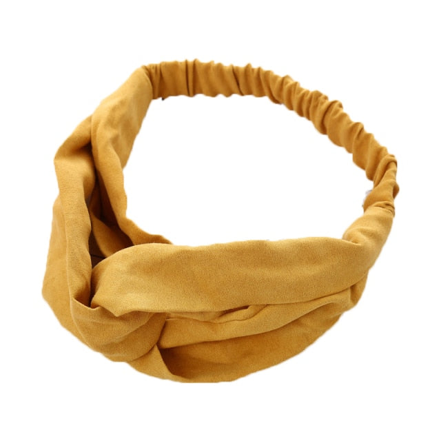 Cotton Women Headpiece Stretch Turban Hair - KiwisLove