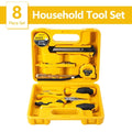 DELI Hand Tool Set Household Hand Tool Set With Storage Tool Box Daily Maintenance Tape Measure Wrench Screwdriver Tool Set - KiwisLove