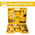 DELI Hand Tool Set Household Hand Tool Set With Storage Tool Box Daily Maintenance Tape Measure Wrench Screwdriver Tool Set - KiwisLove