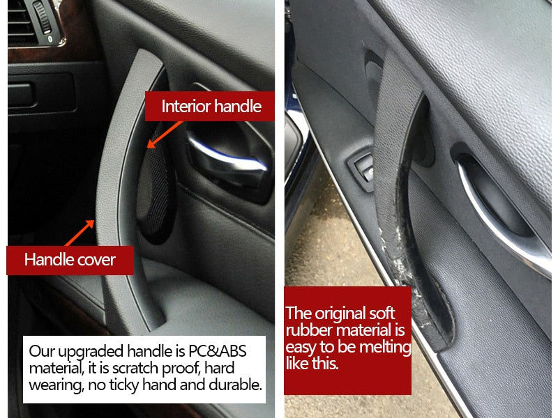 Door Pull Handle with Cover Trim BMW 3  E90 E91 E92 316 318 320 325 328i - KiwisLove