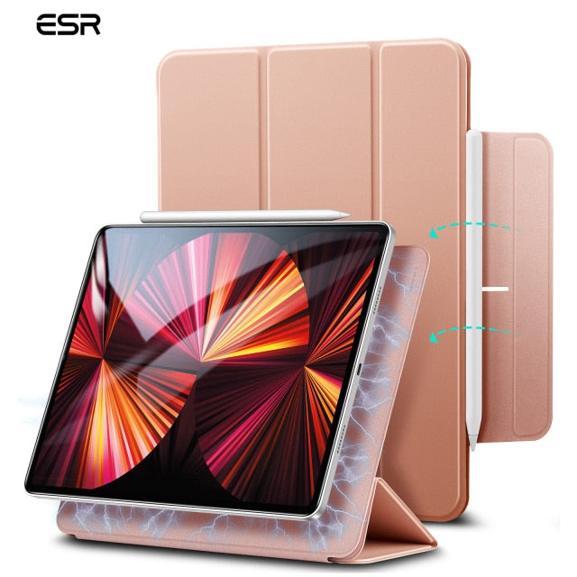 iPad case Pro 2021 2020  11 12.9 Magnetic Slim Trifold Case - KiwisLove