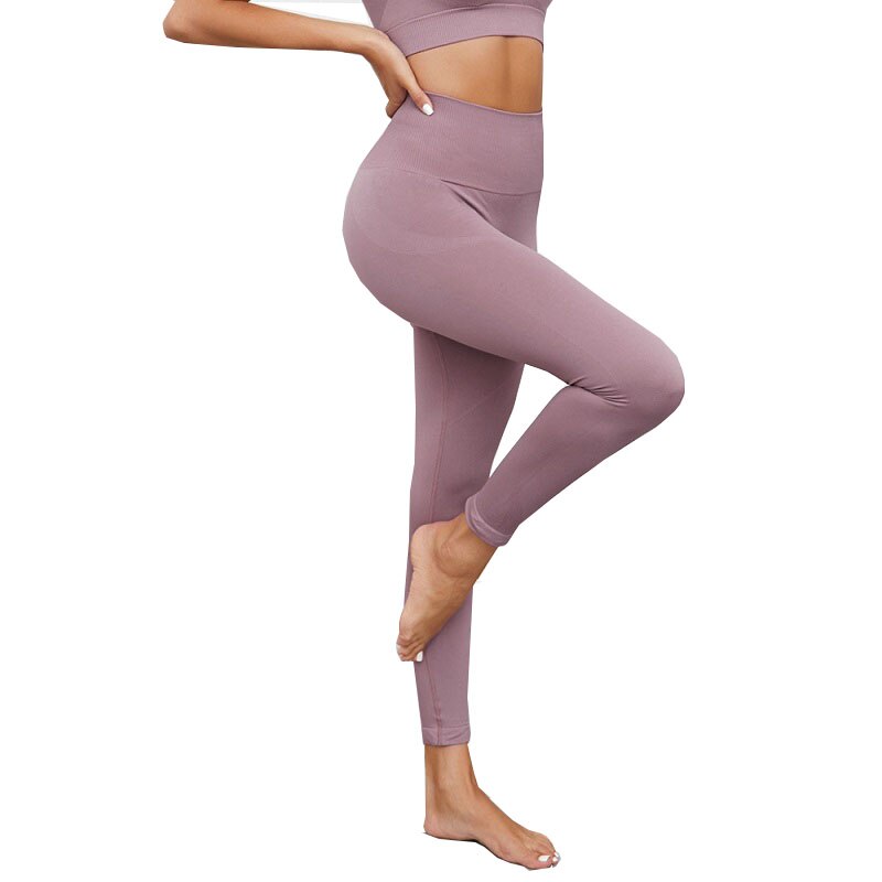 Yoga Leggings Nylon Gym Wear Clothes Costume Seamless Fitness Pants  Exercise - KiwisLove
