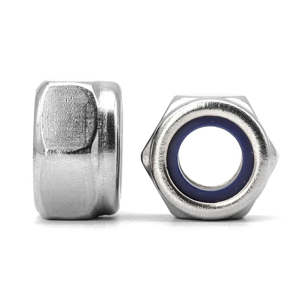 NINDEJIN 321pcs Nylon Lock Nut 304 Stainless Steel  Assortment Kit - KiwisLove