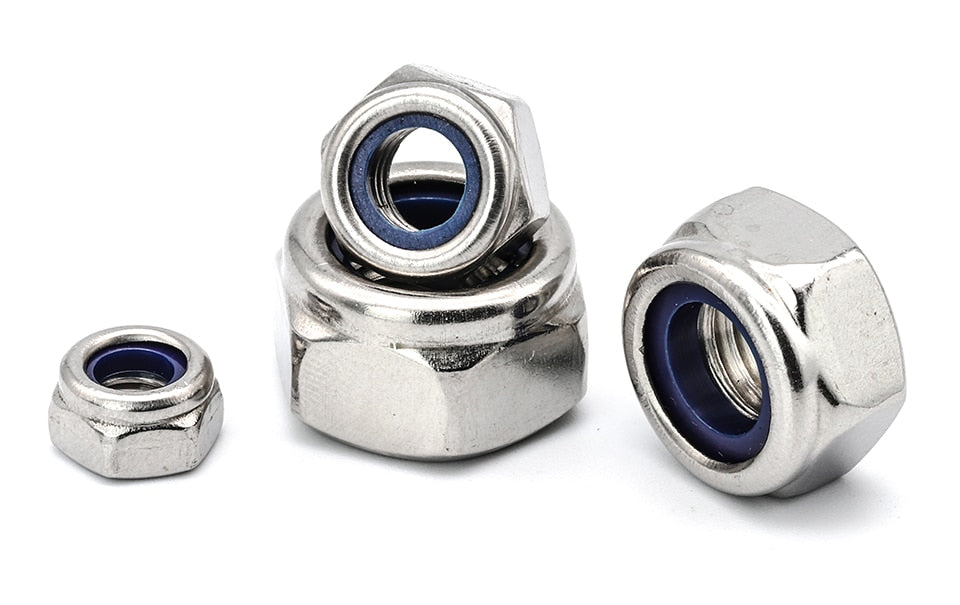 NINDEJIN 321pcs Nylon Lock Nut 304 Stainless Steel  Assortment Kit - KiwisLove