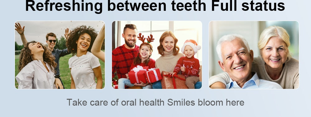 MORNWELL HF-5 Oral Irrigator Portable Water Dental Flosser - KiwisLove