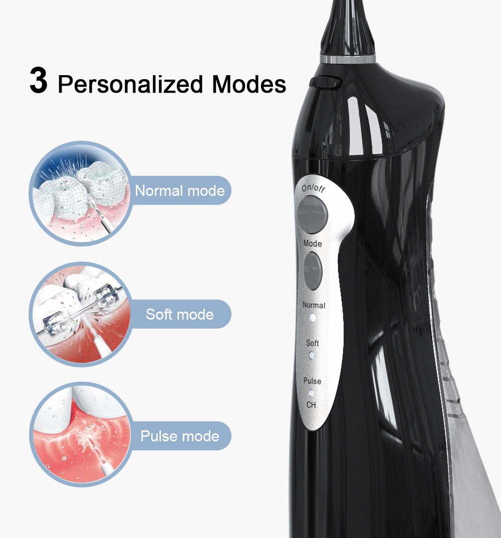 MORNWELL HF-5 Oral Irrigator Portable Water Dental Flosser - KiwisLove