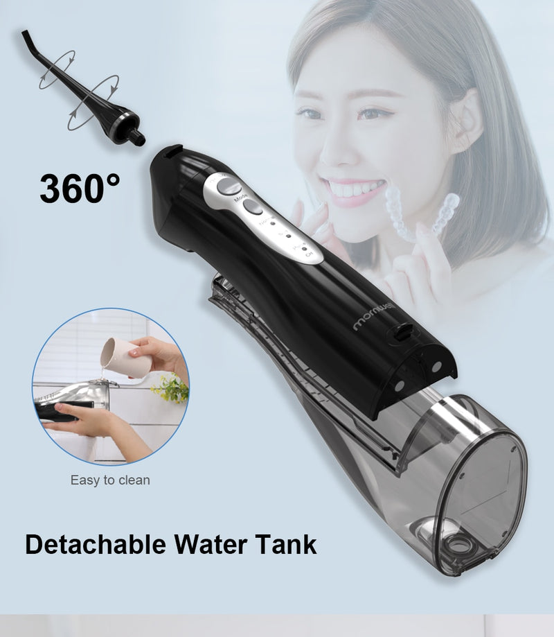 MORNWELL HF-5 Oral Irrigator Portable Water Dental Flosser - KiwisLove