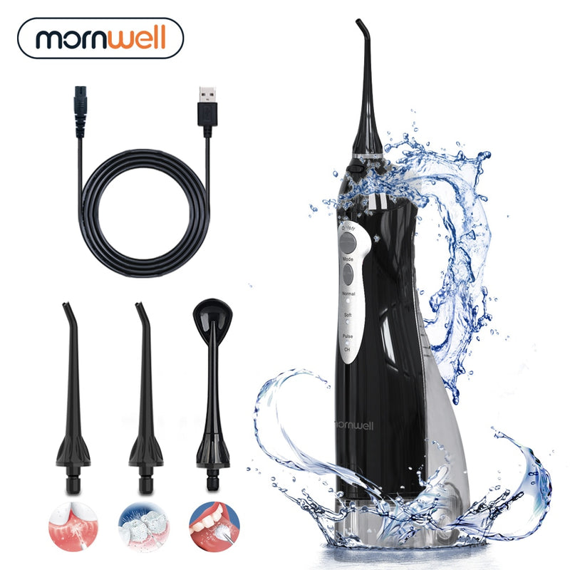 MORNWELL HF-5 Oral Irrigator Portable Water Dental Flosser - KiwisLove