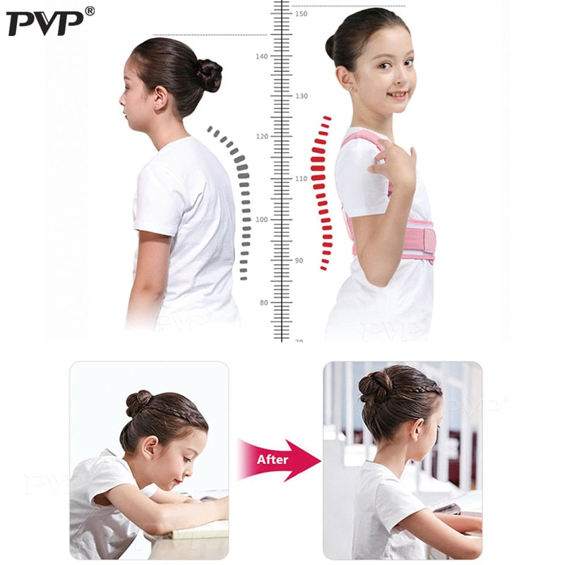 Children  Back Posture Corrector Orthopedic Corset Shoulder Lumbar - KiwisLove