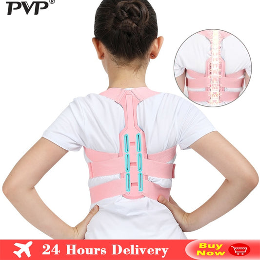 Shoulder Back Brace Support Adjustable Posture Corrector Spine Lumbar - KiwisLove