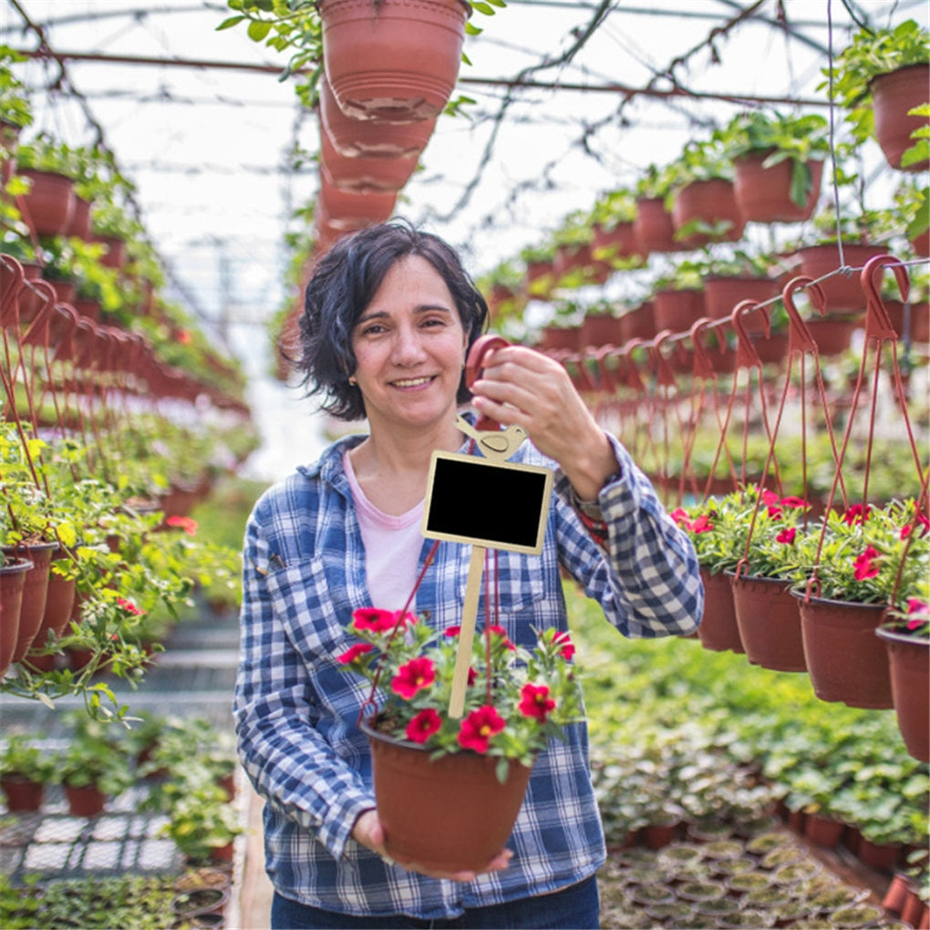 20pcs Wooden Chalkboard Blackboard  Plant Label - KiwisLove