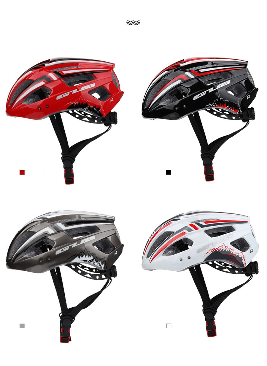 NEW Bicycle Helmet LED Light Rechargeable Intergrally-molded Cycling Helmet Mountain Road Bike Helmet Sport Safe Hat For Man - KiwisLove