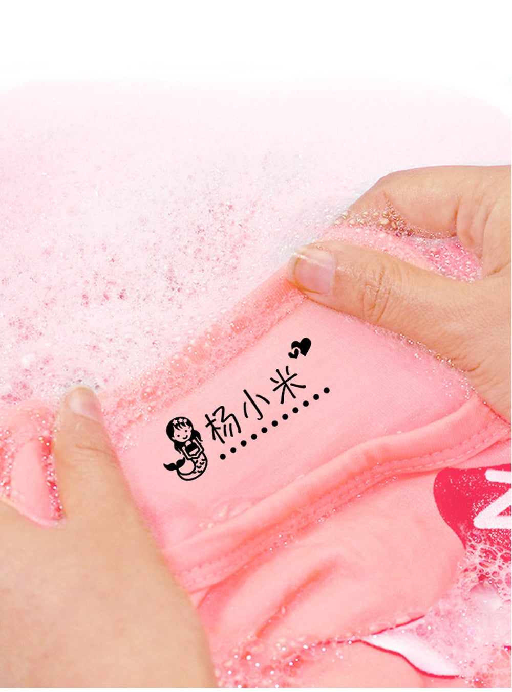 Kid Student Name Seal Custom Stamp Kindergarten Clothes Notebook Cute - KiwisLove