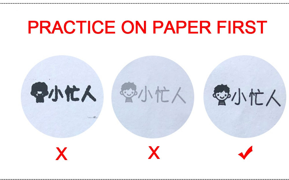 Kid Student Name Seal Custom Stamp Kindergarten Clothes Notebook Cute - KiwisLove