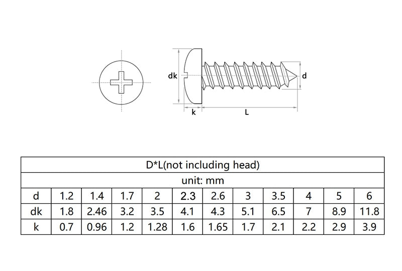 450pcs Black Plated Round Pan Head Tapping Screws Set laptop computer - KiwisLove