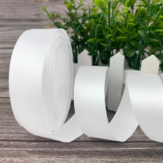25 Yards/Roll 50mm Silk Satin Ribbons For Crafts Bow Handmade Gift Wrapping Christmas Wedding Decorative Ribbon 6/10/15/20/25/40/50mm - KiwisLove